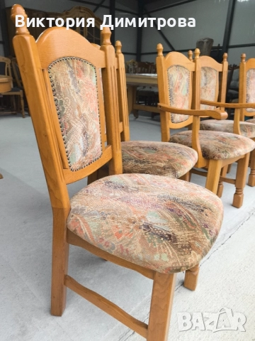 Комплект от 5 трапезни стола , снимка 7 - Столове - 52879075