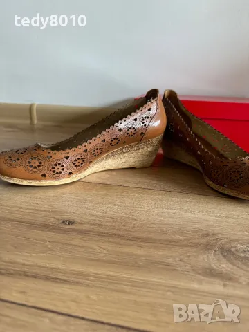 Естествена кожа-40 номер, снимка 3 - Дамски елегантни обувки - 47301872