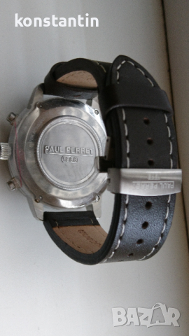 МЪЖКИ МАРКОВ ЧАСОВНИК ШВЕЙЦАРИЯ "ПОЛ ПЕРЕТ", снимка 2 - Мъжки - 36578350