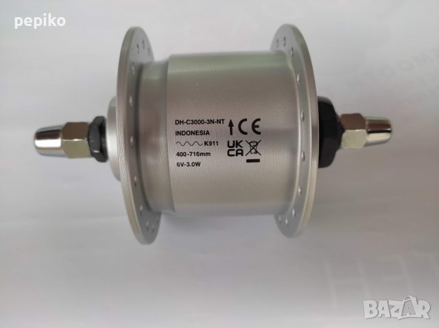 Продавам колела внос от Германия  динамо главина SHIMANO NEXUS 6V-3W, снимка 5 - Части за велосипеди - 39859846