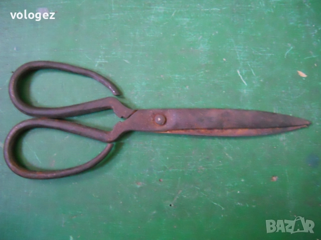 Старинни абаджийски ножици (ръчно ковани) , снимка 5 - Антикварни и старинни предмети - 38768930