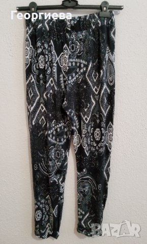 Комплект панталон и блуза от вискоза в черно, снимка 7 - Комплекти - 37894355