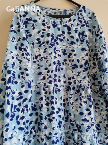 НОВА СТРАХОТНА РОКЛЯ С ВОЛАНИ XL, снимка 4 - Рокли - 50926246