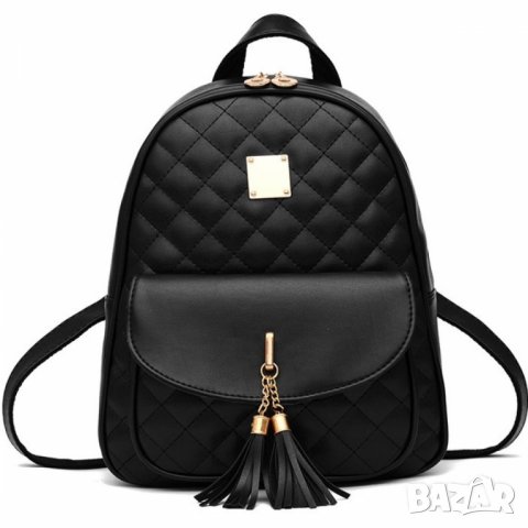 Сет от 3 части Selma Black - раница, висящо портмоне и визитник, снимка 7 - Чанти - 33224629