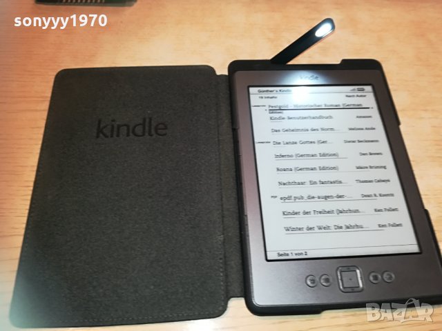 kindle with led и калъф 2204211915, снимка 4 - Електронни четци - 32646764