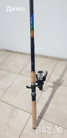 нова карбонова въдица 2.70м.комплект с макара TB200, снимка 2 - Въдици - 43043320