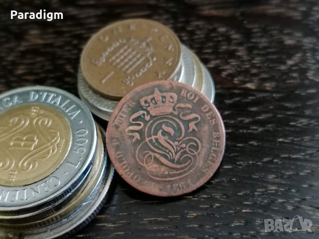 Монета - Холандия - 2 цента | 1861г., снимка 4 - Нумизматика и бонистика - 32780363