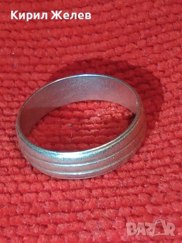 СТИЛЕН СРЕБЪРЕН ВИНТИДЖ АРТ ПРЪСТЕН СРЕБРО 925 АНГЛИЯ Тип ХАЛКА 40120, снимка 4 - Пръстени - 42761276
