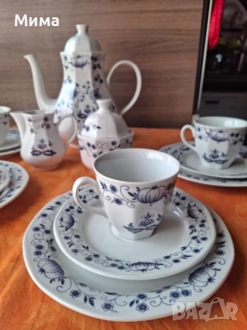 Сервиз от серията Син лук, снимка 2 - Сервизи - 50634627