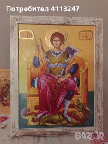 Икони изработени с декупаж, снимка 6 - Икони - 51924786