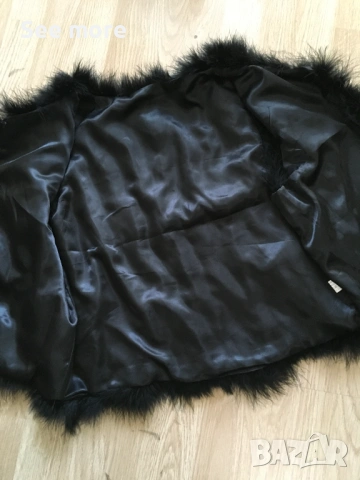 Елек от щраусови пера в размер S/M, снимка 6 - Елеци - 53180491