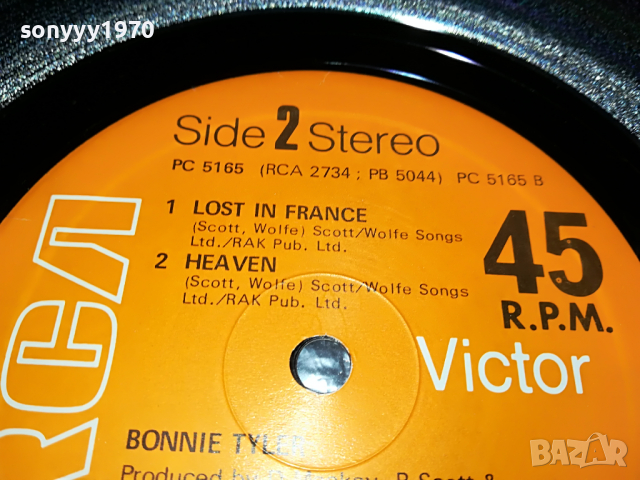 поръчана-BONNIE TYLER-ENGLAND 1704222006, снимка 16 - Грамофонни плочи - 36487869