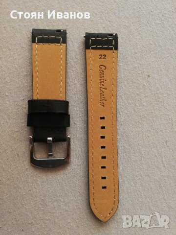 Кожена кайшка  22 мм, снимка 7 - Друга електроника - 31411828