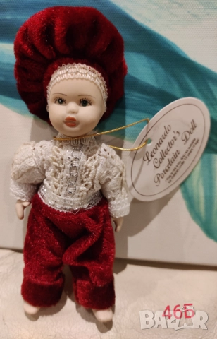 Мини порцеланова кукла. Азиатска кукла , снимка 7 - Колекции - 51700436