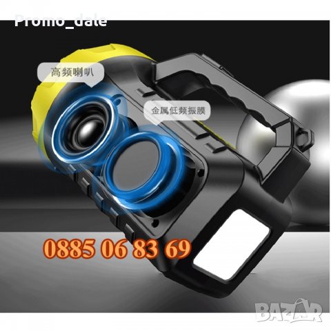 Фенер с радио, Соларен LED фенер BDL-235, прожектор с радио, Bluetooth, зареждане от слънцето, снимка 3 - Къмпинг осветление - 39675512