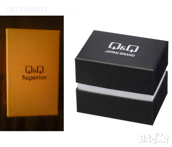 НОВА ОРИГИНАЛНА КУТИЯ ЗА ЧАСОВНИК Q&Q. ПОДАРЪЧНИ КУТИИ ЗА ЧАСОВНИЦИ QQ. KUTIA ZA CHASOVNIK