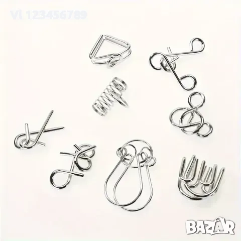 Комплект за игра с метални пъзели, снимка 2 - Пъзели - 52122688