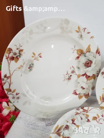 Порцеланов сервиз за хранене - 24 части, снимка 2 - Сервизи - 48381607