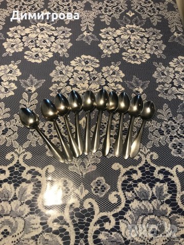 Комплект лъжички за кафе /чай/ неръждаеми, снимка 4 - Прибори за хранене, готвене и сервиране - 32755961