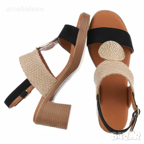 Дамски сандали на висок ток, 2цвята , снимка 4 - Сандали - 50900159