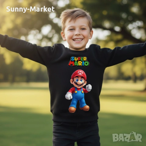 Супер МАРИО детски тениски и блузи , Super MARIO, снимка 8 - Детски тениски и потници - 53584373