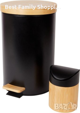 Бамбуков кош за отпадаци, снимка 2 - Други стоки за дома - 40454286