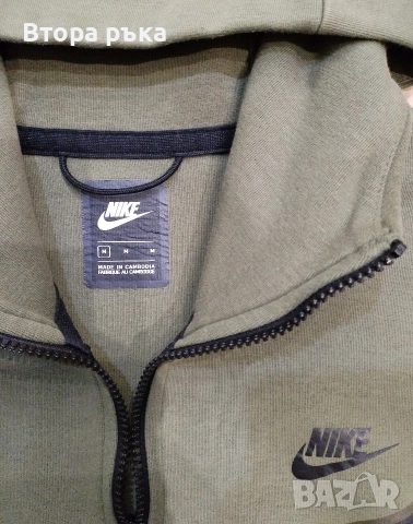 Nike tech fleece горнище мъжка оригинален , снимка 3 - Спортни дрехи, екипи - 52894007