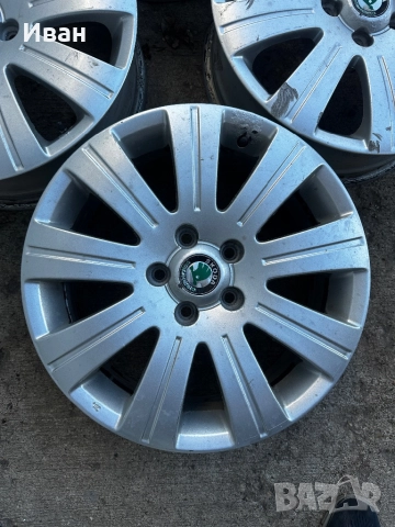Алуминиеви джанти Skoda 5х112 17 Цола, снимка 2 - Гуми и джанти - 52233561