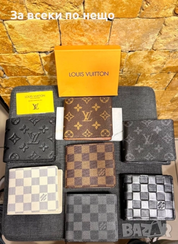 Louis Vuitton Мъжки Портфейл Естествена Кожа Луис Витон - Налични Различни Цветове Код SK275 , снимка 5 - Портфейли, портмонета - 52597045