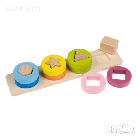 Дървена играчка Сортер, снимка 2 - Други - 43374971