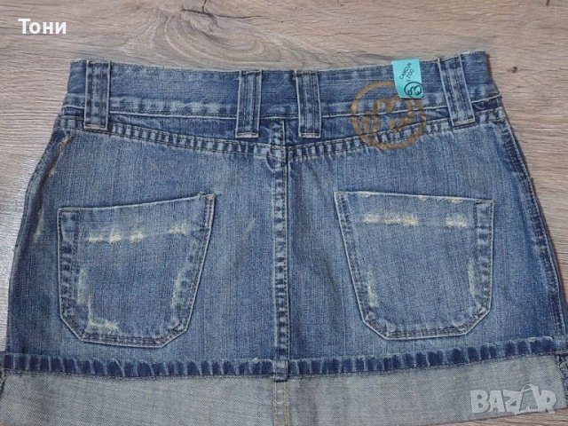 Нова дънкова пола, снимка 2 - Поли - 37190735