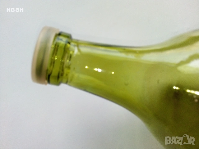 Голямо старо стъклено шише 3л., снимка 3 - Антикварни и старинни предмети - 53012175