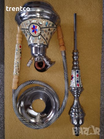 Шиша наргиле пушене ръчна арабска изработка, снимка 4 - Ръчно изработени сувенири - 39417500