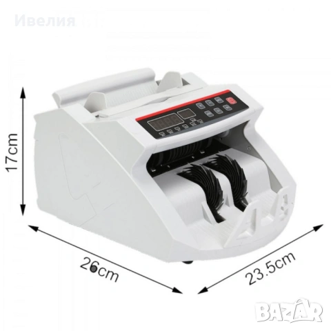 Брояч на банкноти,евро LED дисплей,плофесионален брояч с детектор за фалшиви евро банкноти UV/MG, снимка 4 - Друго търговско оборудване - 53166752
