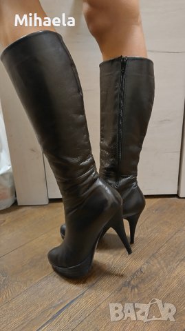 Дам. ботуши - естествена кожа 37, снимка 4 - Дамски ботуши - 43353658