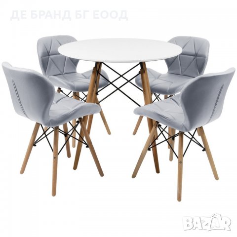 ПРОМОЦИЯ Висококачествени трапезни столове LQ-LD-4HUI, снимка 7 - Столове - 32242486