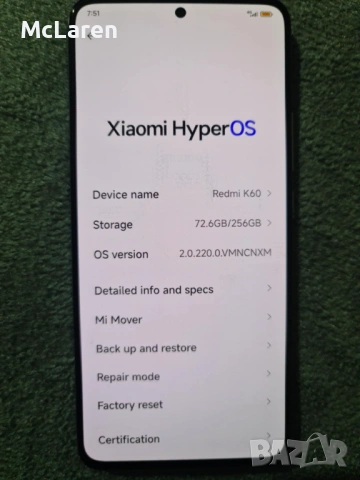 Xiaomi Redmi K60 12GB/256GB, снимка 4 - Xiaomi - 53184844