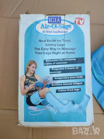 Лимфопреса / въздушен масажор за крака / лимфотрон / , снимка 10 - Масажори - 51305997