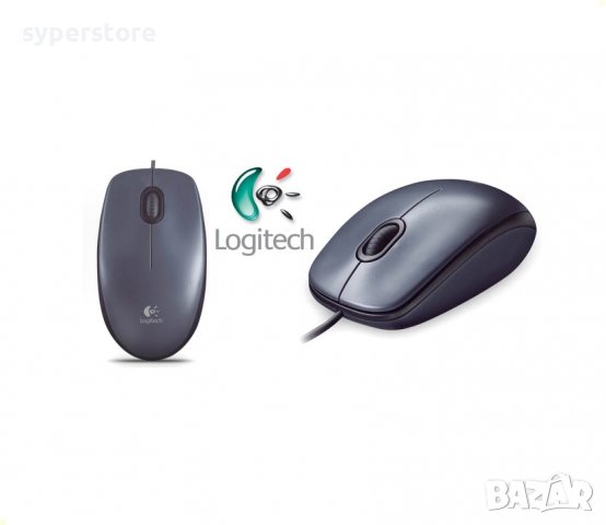 Мишка Оптична Logitech M90 Black USB 3 btn 910-001793 optical mouse, снимка 5 - Клавиатури и мишки - 38468145