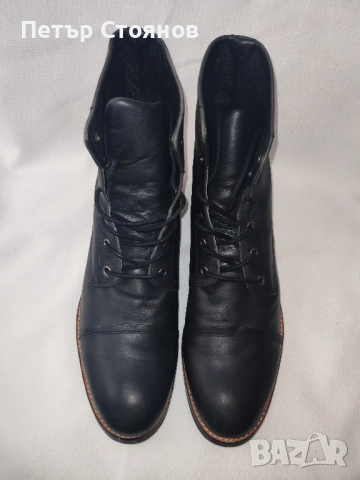 Стилни мъжки боти от естествена кожа US Star Core №44, снимка 2 - Мъжки боти - 52375487