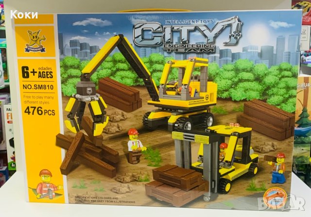 Лего конструктор *CITY * Engineering Team 🏗️ 476 части