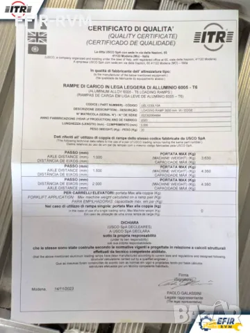 НОВИ! Алуминиеви рампи за багери ITR | Италианско качество | ТОП цена, снимка 12 - Индустриална техника - 50209396