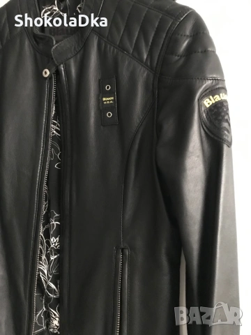 Blauer USA Кожено яке XS/S, снимка 4 - Якета - 47259986