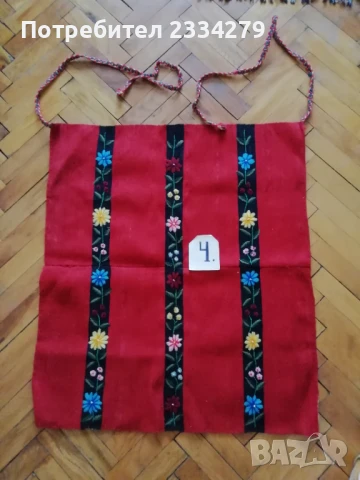 Стари фолклорни престилки, допълнение към женска народна носия. , снимка 12 - Антикварни и старинни предмети - 51101629