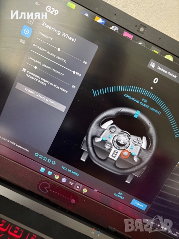 Logitech G29, снимка 4 - Други игри и конзоли - 52547163