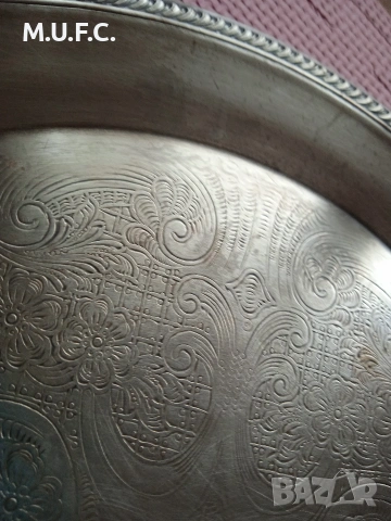Сребърен поднос F.P.Rogers.1920., снимка 4 - Антикварни и старинни предмети - 53303024