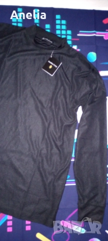 Мъжка Блуза Черна С М