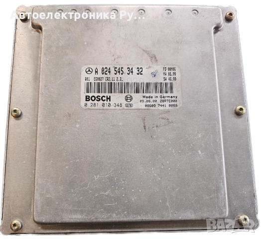 Компютър BOSCH EDC15C6-4.11 0281010348 MERCEDES W203 C220 II 2.2 CDI 143HP, A0245453432, 1037351266