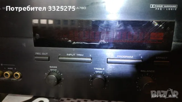  усилвател YAMAHA  DSP-A780, снимка 3 - Ресийвъри, усилватели, смесителни пултове - 48238111