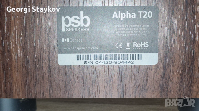 Подовостоящи тонколони Psb - T20 - перфектно състояние , снимка 4 - Тонколони - 53608545